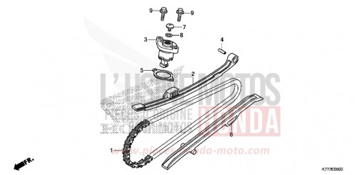 CAM CHAIN/TENSIONER SH150ADK de 2019